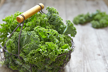 Kale is an excellent source of vitamin K, vitamin A, vitamin C, manganese, and copper, and a good source of vitamin B6 and fiber.