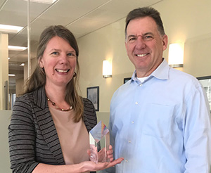 The Well Workplace Award was given to Allergy Associates of La Crosse to honor its commitment to the health and well-being of its employees. 