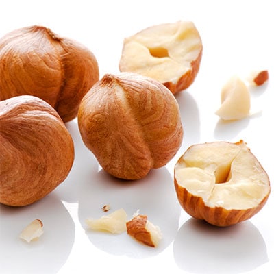 Hazelnuts, also known as filberts, are an excellent source of manganese, copper & vitamin E. They're a good source of thiamin, magnesium & fiber.