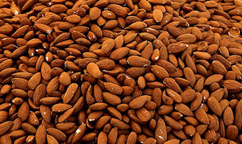 Almonds are an excellent source of vitamin E and manganese and a good source of fiber, protein, riboflavin, magnesium, phosphorus, and copper.